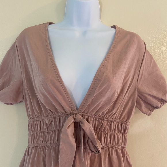 NWOT shein Pinkish tan dress. Medium. - Picture 4 of 4